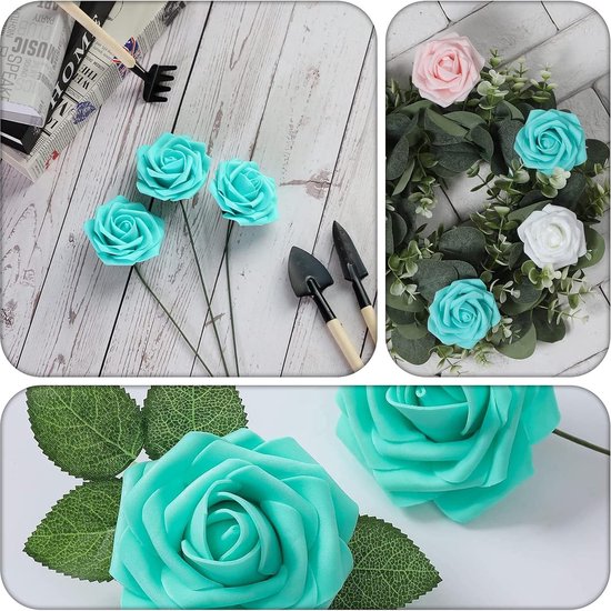 25Pcs Fleurs De Rose Artificielles - Décoration