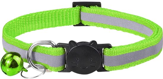 VVQWCY 2 stuks leren kattenhalsband met bel, zachte halsband kat met