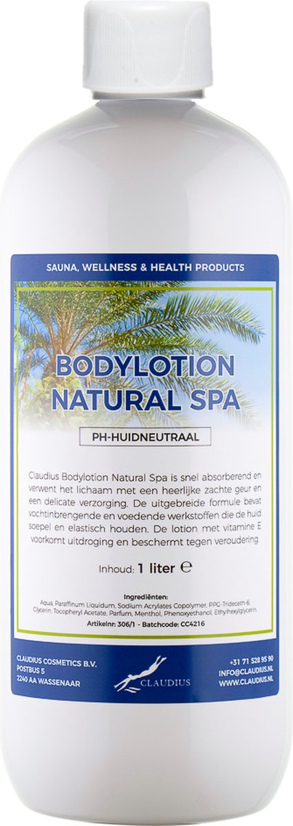 Goedkoopste Bodylotion Natural Spa 1 Liter