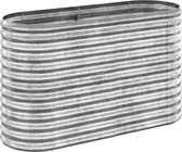 vidaXL-Plantenbak-114x40x68-cm-gepoedercoat-staal-zilverkleurig