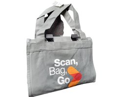 Handige Winkelwagentas - Scan Bag Go - Winkelkar Tas - Zelfscan - Boodschappentas