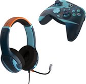 PDP Gaming Bundel Bedrade Rematch Controller + Airlite Headset - Blue Tide - Xbox Series X