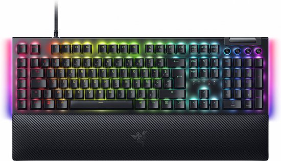 Razer BlackWidow V4 - Clavier Gaming - Mécanique - Zwart - AZERTY - Switch Vert