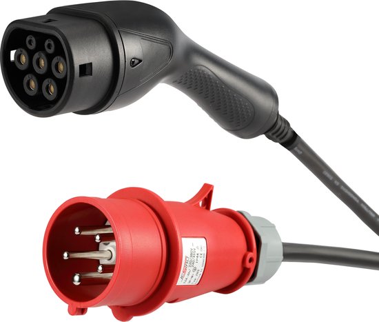 Laadkabel T2-open einde 11kW 15m E-line Laadkabel T2-open einde 11kW 15m E-line