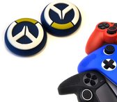 Gadgetpoint | Gaming Thumbgrips | Performance Antislip Thumbsticks | Joystick Cap Thumb Grips | Accessoires geschikt voor Playstation PS4 PS5 & Xbox & Nintendo Pro Controller | Blauw met Wit/Geel