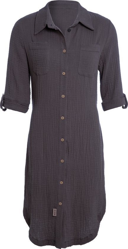 Robe Chemise Kim Knit Factory - Anthracite - S