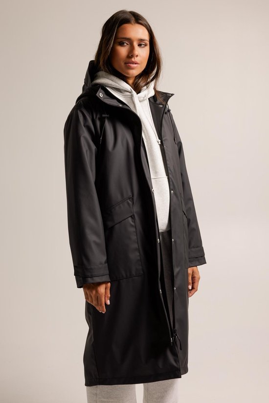 America today regenjas zwart dames sale