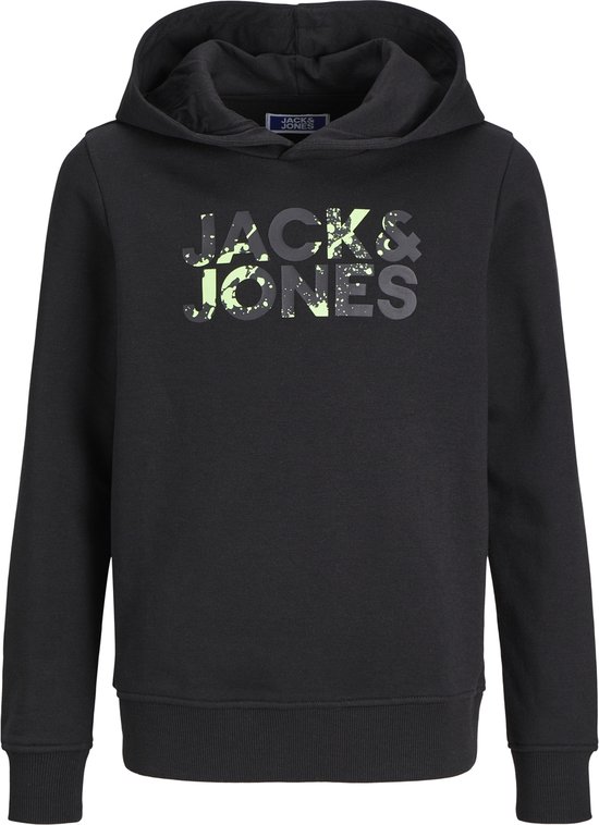 JACK&JONES JUNIOR JJCOMMERCIAL SWEAT HOOD SMU JNR Jongens Trui - Maat 140