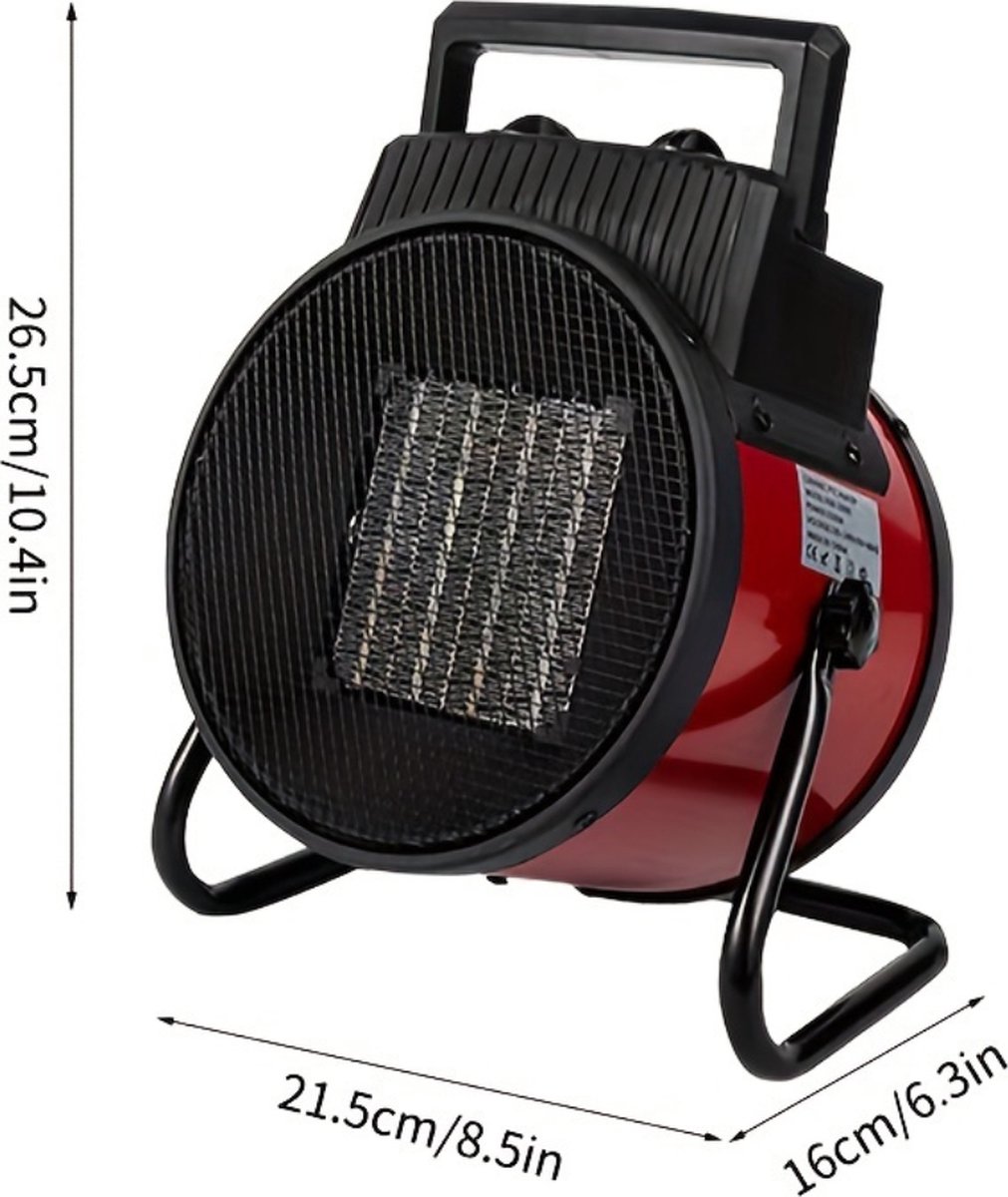 Elektrische Kachel - Haard - Heater - Mini Kachel - Infrarood Verwarmingspaneel - Snel – foto 2