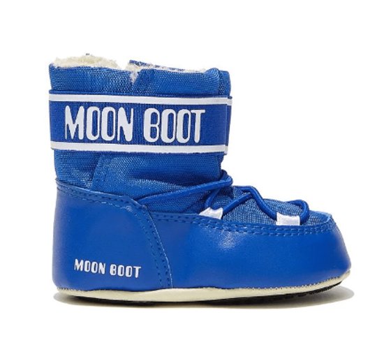MOON BOOT Moonboot Kids MB Crib Nylon Electric Blue BLAUW 21/22 - Moon Boot