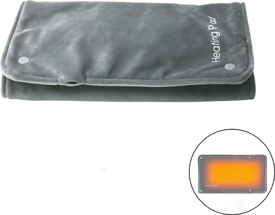Xerolax Warmtedeken - Knuffeldeken - Elektrisch - Saunadeken - Electrische Deken - Electrische Knuffeldeken - Elektrische Knuffeldeken - Elektrische Overdeken - Grijs