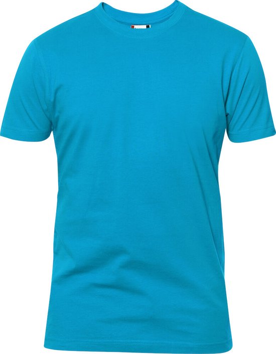 Clique 5 Pack Premium Fashion-T Modieus T-shirt kleur Turquoise maat XL