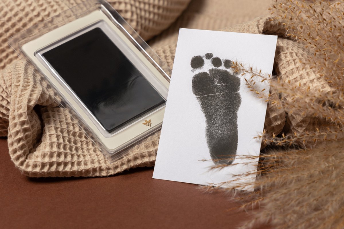 Pure Moms - Beige Luxe Memory box - Baby Herinneringsdoos - Kraamcadeau - Babyshower Babycadeau - Voor Eerste Babyjaren - Houten Tanden doosje - Zeer luxe Baby Geschenkset - 24 delig Herinneringsdoos - inclusief inktafdrukje - Speentje – foto 7