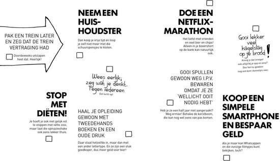 F*CK IT LIST BOOK - Doe een Netflix-marathon, koop een smartphone, neem een huishoudster, stop met diëten.