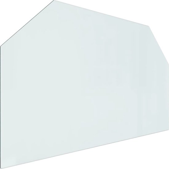 Euro Tische Glasplaat voor Kachel en Tafelblad in 60x60cm Facet Geslepen, Beschermende Plaat met 6mm ESG Veiligheidsglas, Vonkbeschermingsplaat, Glazen Vloer voor Open Haard (Helder