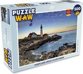 Puzzel Portland Head Vuurtoren - Legpuzzel - Puzzel 500 stukjes