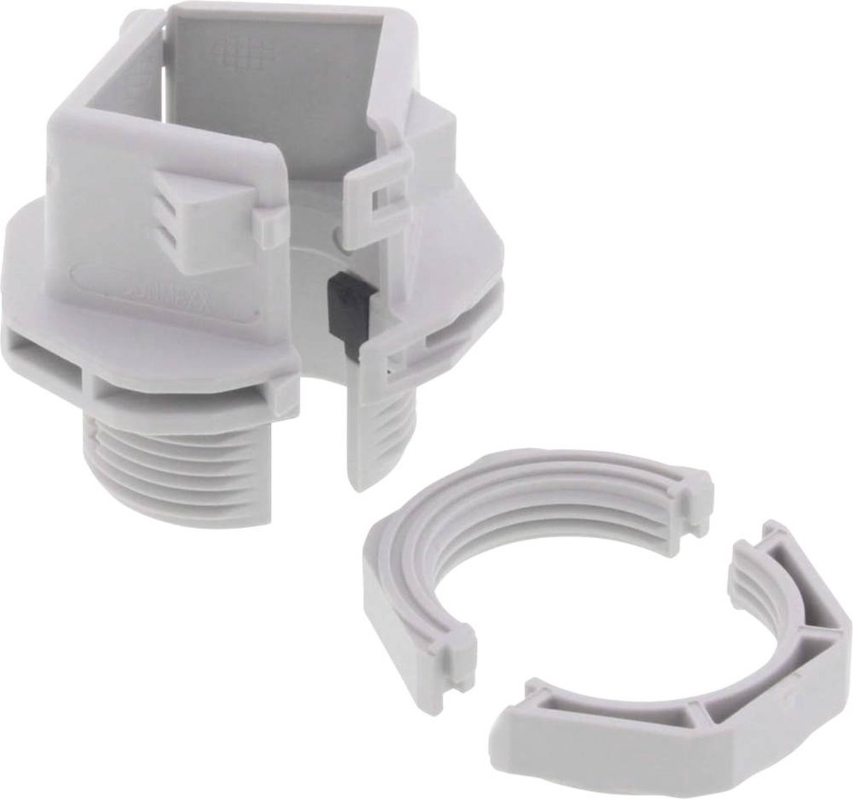 Wiska 10108663 Wartel Met borgmoer M20 Polyamide Grijs-wit (RAL 7035) 1 stuk(s)