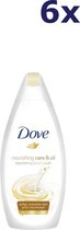 6x Dove Nourishing Care And Oil douchegel, 250 ML