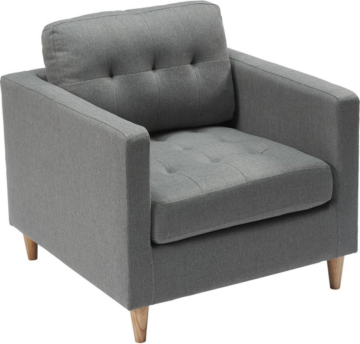 House Nordic Marino fauteuil stof grijs.