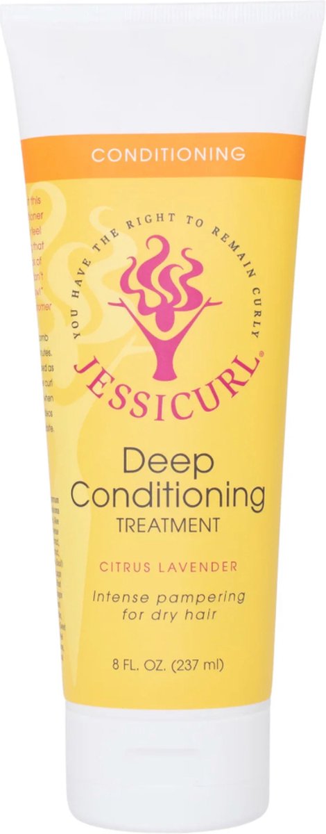 Deep Conditioning Treatment – Citrus Lavender - Krullend - Kroes Haar - 237ml – Multifunctionele conditioner&scheerschuim