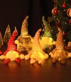 Kerstdecoratieve kabouters set van 5, lichtgevende kerstkabouters, klein, kerstkabouters pluche decoraties voor kerstversiering binnenshuis, kinderfamilie Kerstmis