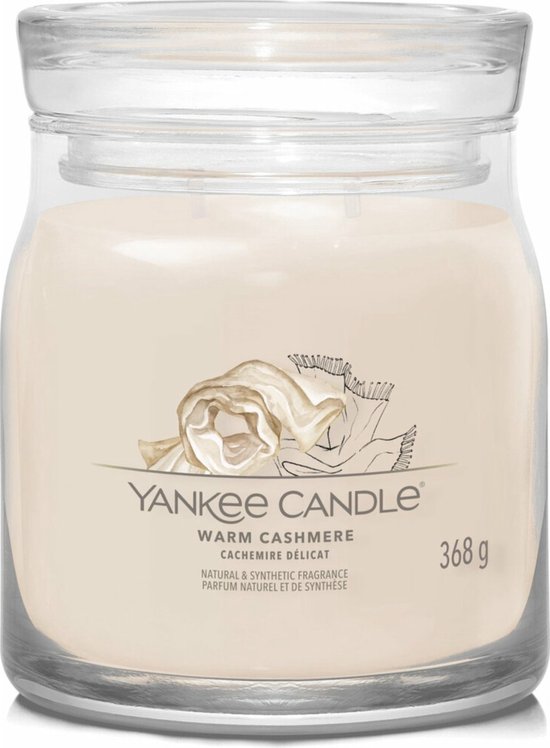 Yankee Candle - Warm Cashmere Signature Medium Jar - Moederdag cadeau