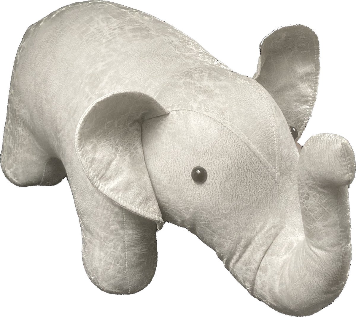 Home Spirit Kruk olifant Poef 62 x 27 x 30 cm Grey