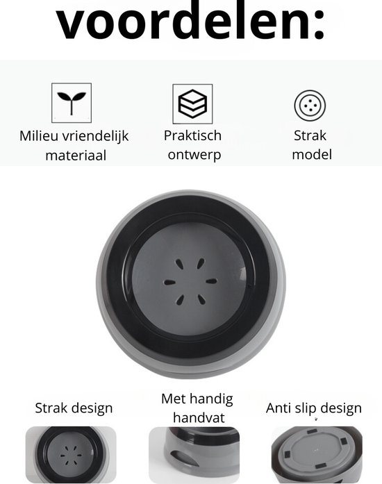 2 stuks Drinkbak Hond Anti Knoei Milieuvriendelijk Drinkbak Waterbak Anti lek... bol