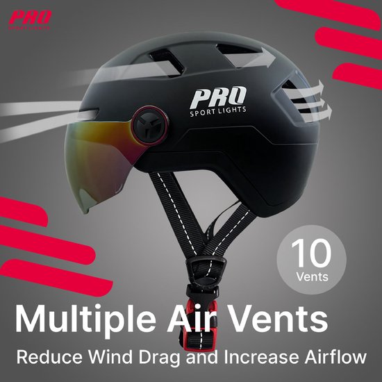 Casque de vélo avec visière et cache-oreilles Speed ​​​​Pedelec - Casque Large - NTA8776