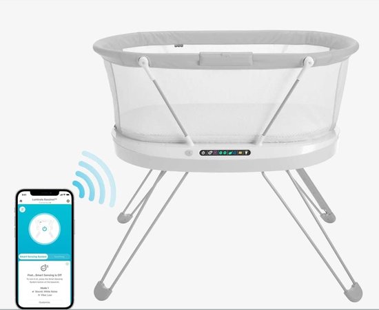 Fisher-Price - Nachtlampje - Gratis Smart Connect App - Optie Babyhuilherkenningssysteem - Cadeau vanaf de geboorte, GXL76