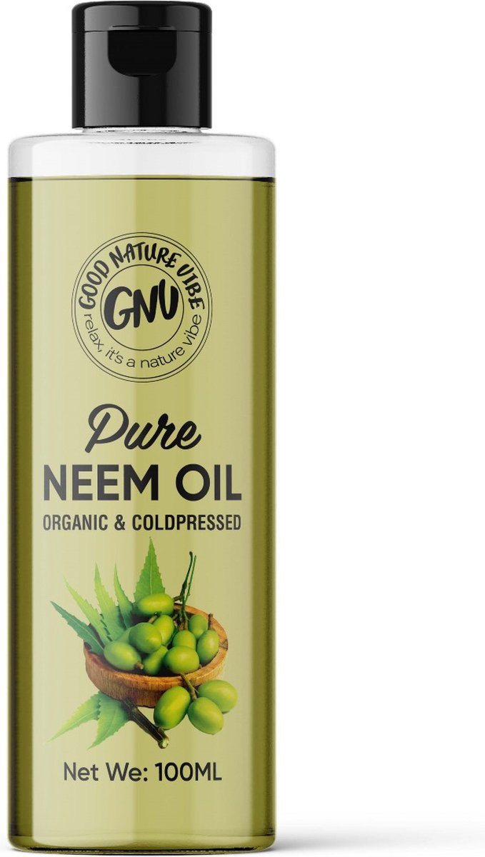 Neem olie - Puur & Koudgeperst Neem oil - Pure Neem olie voor Mens / dier en plant - 100 ML per verpakking