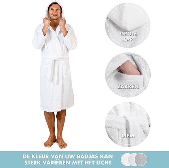 badjas - Katoen - Zacht en Donzig \bathrobe- XXL