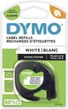 DYMO LetraTag originele papieren labels | Zwart afdrukken op witte etiketten | 12 mm x 4 m | Zelfklevende multifunctionele labels voor LetraTag labelprinters | gemaakt in Europa