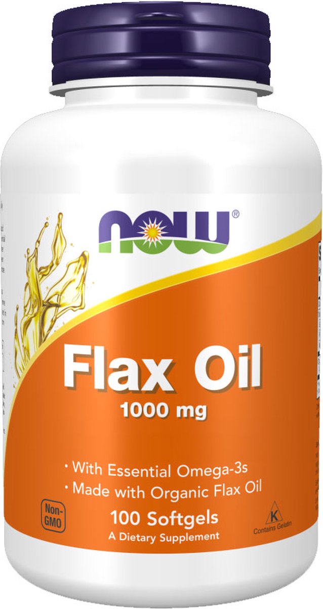 Goedkoopste Flax Oil Gelcaps 100softgels