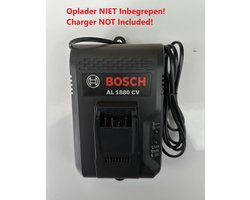 Houder geschikt voor Bosch AL 1880CV Oplader - Wandbevestiging - Wall Mount - ! OPLADER NIET INBEGREPEN ! - AUB Beschrijving lezen!