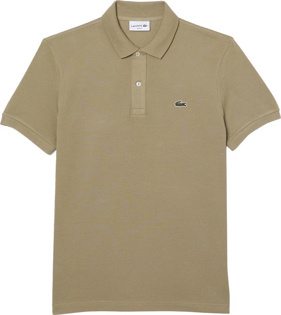 Lacoste - Poloshirt Pique Beige - Slim-fit - Heren Poloshirt Maat L