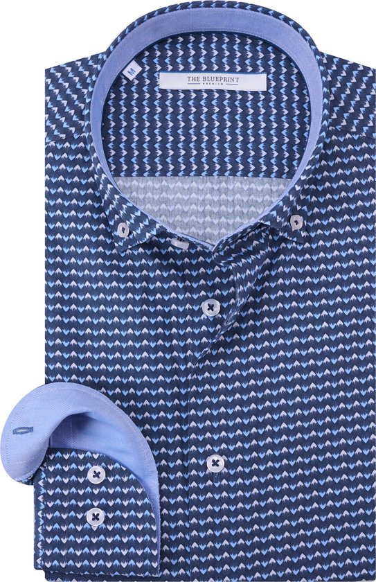 The BLUEPRINT Premium - Trendy Overhemd Lange Mouw Heren