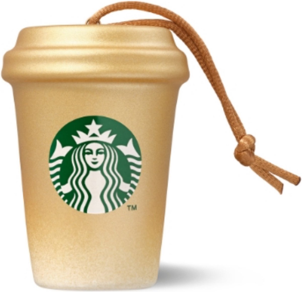 Starbucks Beker - Gold Ornament Cup - Holiday Versiering - Kerstbeker Hanger - Kerstboom Sieraad - Limited Edition 2022