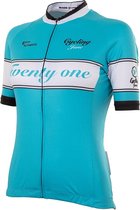 21Virages fietsshirt korte mouwen dames Michelle Turquoise Zwart - XS