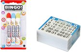 Bingokaarten nummers 1-75 - 100x vellen - inclusief 3x bingostiften