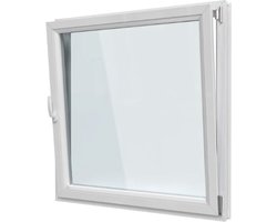 Kunststof Kozijn Draaikiep 50x50 Rechtsdraaiend (klink links van binnen)