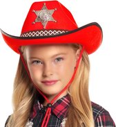 Boland Kinderhoed Sheriff Junior One Size Rood