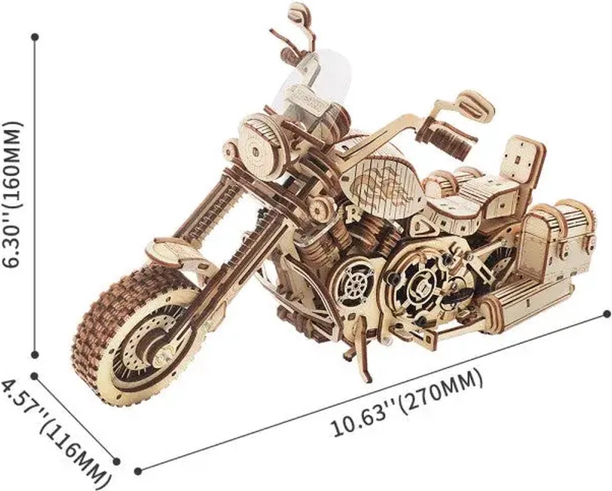 Maquette 3D - Moto - 189 pièces