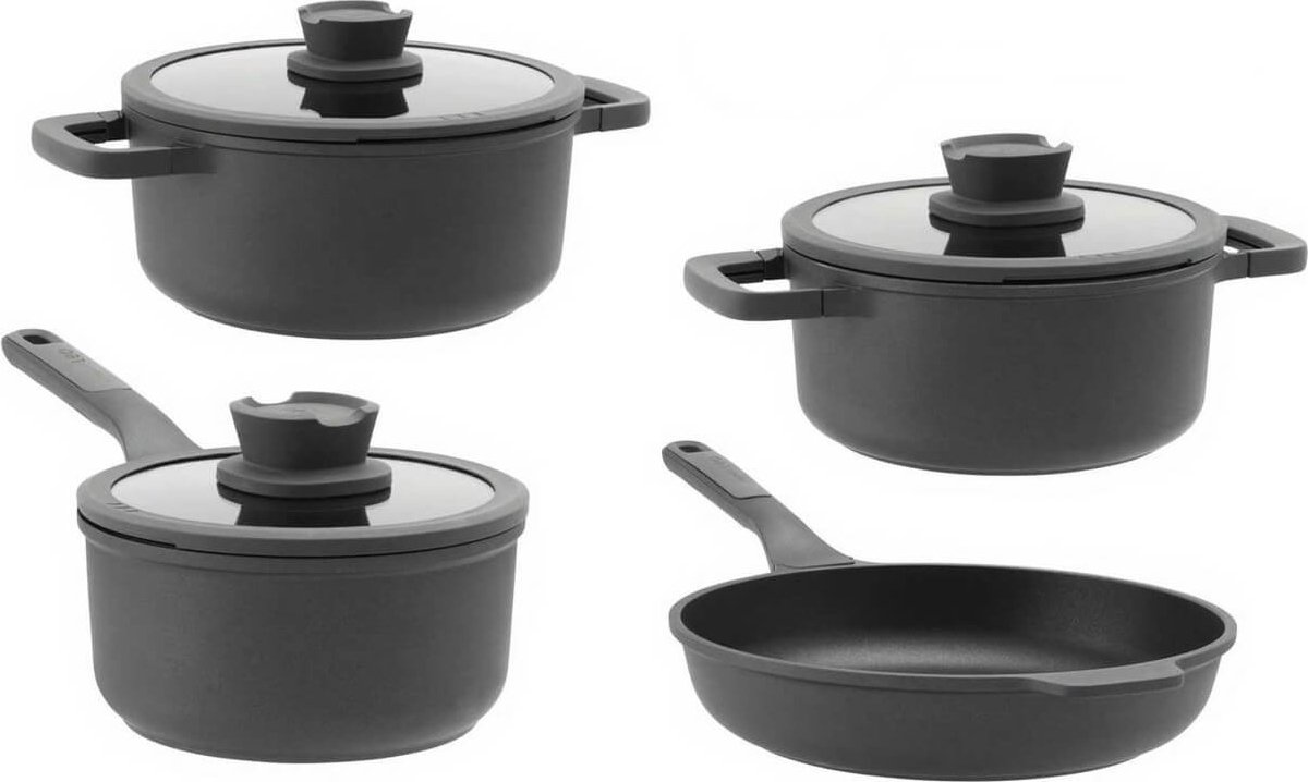 BergHOFF Pannenset Leo Stone - 7 Delig - Downdraft