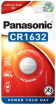 Panasonic CR-1632EL, Batterie à usage unique, CR1632, Lithium, 3 V, 1 pièce(s), 140 mAh