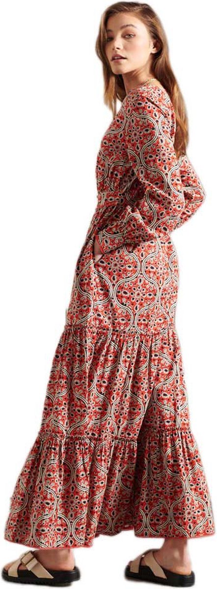 tea party bridal shower dresses Boho Maxi Dress, Gown, Vacation in River Blue, GREEN / S main image 0