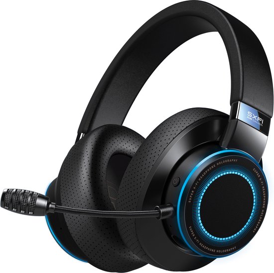 Creative SXFI AIR GAMER USB-C Gaming Headset (zwart): Bluetooth 4.2 ...