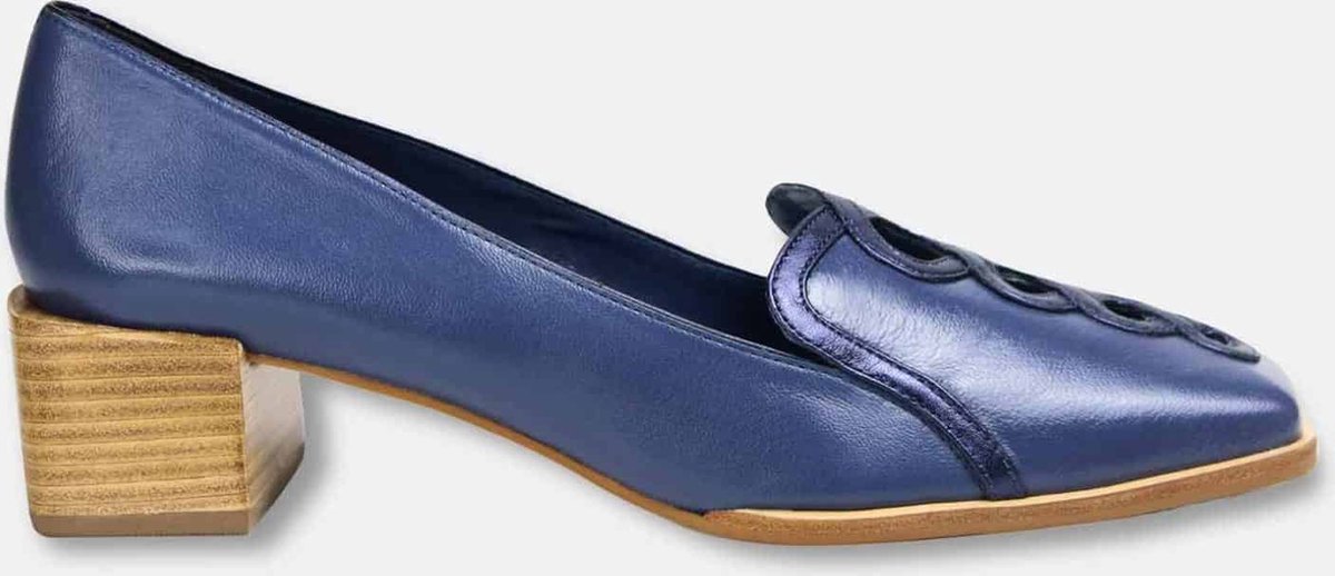 Mangará Cordia Dames schoenen - Premium Leer - Blauw - Maat 39
