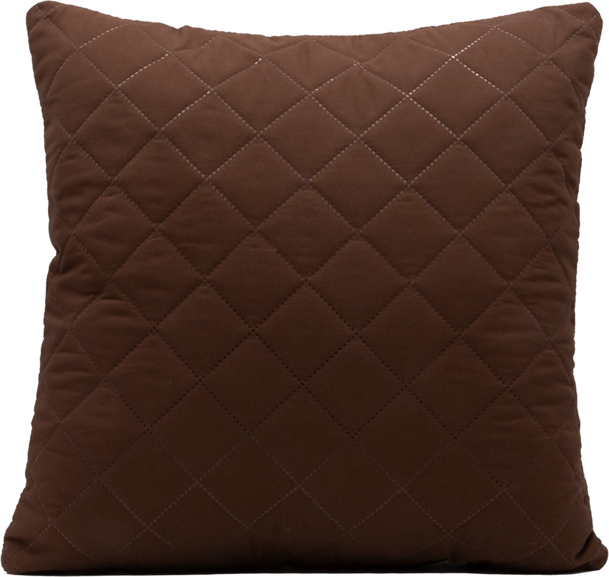 Belmarti® Sierkussen Duo inclusief binnenvulling 40x40cm - Bruin - handgemaakt in eigen atelier - comfort en elegantie in elk interieur - Premium Belmarti® kwaliteit