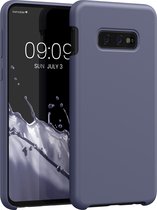 kwmobile telefoonhoesje geschikt voor Samsung Galaxy S10e - Hoesje met siliconen coating - Smartphone case in lavendelgrijs